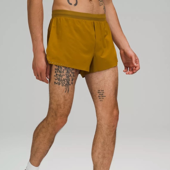 lululemon Fast and Free Short 3" Gold Spice - NWT MEDIUM - Picture 1 of 7